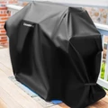 Kültéri grill takaróponyva, vízálló védőborítás, 100x60x95 cm méretben, fekete színben