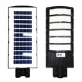 Napelemes, mozgásérzékelős, távirányítós, utcai ledlámpa, 800w teljesítménnyel, íves
