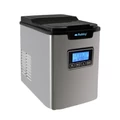 Jégkocka készítő gép LCD kijelzővel, időzítő funkcióval, 2,2 literes kapacitással, napi 12 kg teljesítménnyel