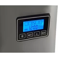 Jégkocka készítő gép LCD kijelzővel, időzítő funkcióval, 2,2 literes kapacitással, napi 12 kg teljesítménnyel