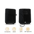 Kimiyo air fryer, forrólevegős olaj nélküli sütő, betekintőablakos, két szintes, 15 literes, 2400W, fekete Kimiyo air fryer, forrólevegős olaj nélküli sütő, betekintőablakos, két szintes, 15 literes, 2400W, fekete