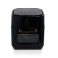 Kimiyo air fryer, forrólevegős olaj nélküli sütő, betekintőablakos, két szintes, 15 literes, 2400W, fekete Kimiyo air fryer, forrólevegős olaj nélküli sütő, betekintőablakos, két szintes, 15 literes, 2400W, fekete