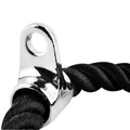 Csúszásmentes tricepsz edzőkötél, extra erős nylon szálakból, 200 kg-ig terhelhető, fekete