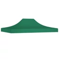 Összecsukható, fémvázas, kerti pavilon, sörsátor ponyvával, 3x6 m méretben, zöld