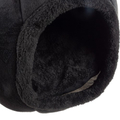 Plüss cicaágy, cicafekhely, macskaodu, 40×40×37 cm méretben, fekete