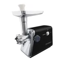 Royalty Line elektromos húsdaráló adagolótálcával, hurktatöltővel, 500W teljesítmény, fekete