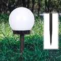 Napelemes, leszúrható szolár lámpa készlet, fehér gömb búrával, 4 db, SB-56