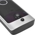 Intelligens WiFi kapucsengő, beépített kamerával, vezeték nélküli, fekete-ezüst