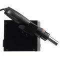 Forrólevegős forrasztópáka, forrasztóállomás, LCD kijelzővel, 3 db fúvókával, 100-500°C, 700W