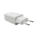Univerzális USB fali hálózati adapter és töltő, EU csatlakozóval, AC 5V 1A, fehér