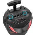 Hordozható Bluetooth hangszóró, távirányítóval, mikrofonnal, 3000mAh, 15W, 8", fekete Hordozható Bluetooth hangszóró, távirányítóval, mikrofonnal, 3000mAh, 15W, 8", fekete