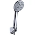 3 részes zuhanyszett 5 állású multifunkciós zuhanyfejjel, 130 cm flexibilis csővel, fali tartóval