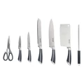 Nava 10-167-021 7db-os rozsdamentes acél késkészlet akril állvánnyal, forgatható