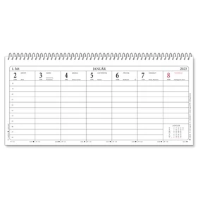 Nagyméretű asztali naptár támasztékkal, 2023