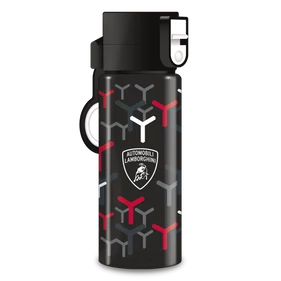 Ars Una Lamborghini BPA-mentes, biztonsági záras prémium kulacs, 475 ml, fekete