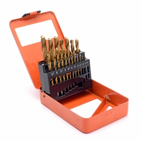 Daewoo 19 részes HSS fúrószár készlet fémhez, DWKIT19