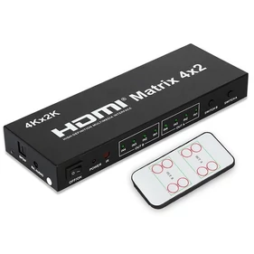 HDMI Matrix Switch elosztó - X-BOX, Blue Ray, DVD, HDTV, projektor, stb csatlakoztatásához