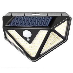 Napelemes mozgásérzékelős lámpa széles világítási szöggel, 1200 lumen