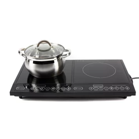 Értékcsökkent - Elite® két zónás, dupla indukciós főzőlap 4000W (2 x 2000W) E-IP4000