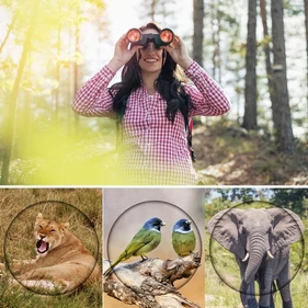 Magas minőségű 80x80 binokulár távcső hordtáskával