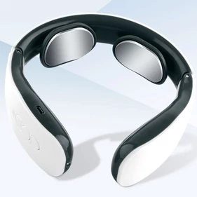 Intelligens nyakmasszírozó elektromos impulzusokkal, mágneses hatással