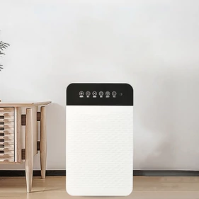 Értékcsökkent - Érintőgombos légtisztító készülék HEPA szűrővel, távirányítóval, 40W teljesítménnyel