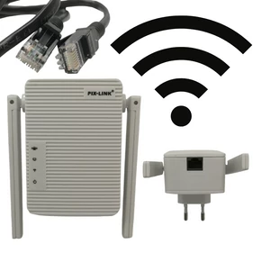 Pix-Link wifi repeater, Wifi jelerősítő, 50m hatótávval, LV-WR13B