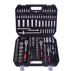 171 részes szerszámkészlet, dugókulcs-, és bitfej készlet