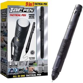 TacPen taktikai multifunkciós túlélő szerszám, zseblámpa