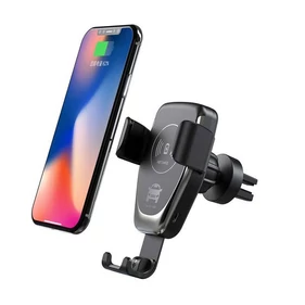 Autós telefontartó vezeték nélküli gyorstöltővel