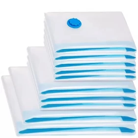 10 db-os vákuumzsák szett 4 féle mérettel, 4 db 40×60, 3 db 50×60, 2 db 60×80, 1 db 80×100 cm zsákokkal
