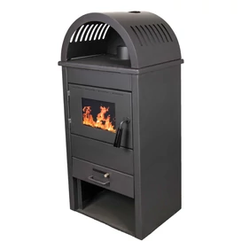 Termo Kreka K10 szabadon álló samott béléses íves kandalló 7 kW