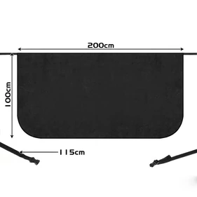Prémium autós szélvédő takaró jég ellen, XXL méret, vízlepergető, fagyálló takaró ponyva buszra, kisteherautóra