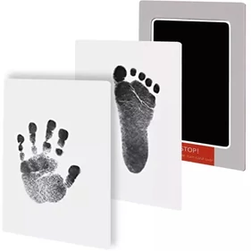 Festékmentes kéz- és láblenyomat készítő babáknak