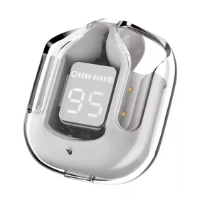 Vezeték Nélküli Bluetooth Fülhallgató, Zajszűrős, LED kijelzős töltőtokkal, Type-C gyors töltéssel