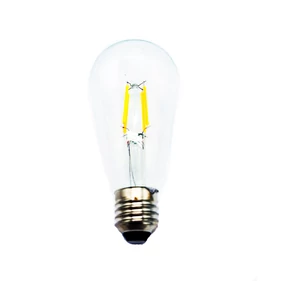 Edison izzó, filament LED retró izzó, fényforrás, 4W, 2700K, melegfehér