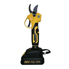 Elektromos kerti metszőolló, 68V teljesítmény, 30 mm vágás, 2 Li-ion akkumulátor, műanyag kofferben, tartozékokkal