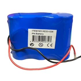 Három cellás akku napelemhez, 3x4000mAh, 3.2V, 10 x 8 x 3,5 cm, kék