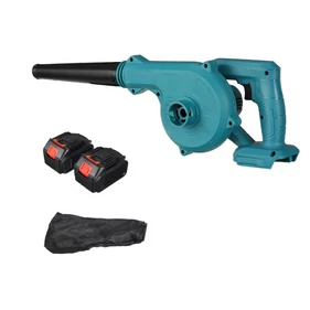 Akkus lombfúvó szett 2 db 128V akkuval, gyűjtőzsákkal, cső hosszabbítóval