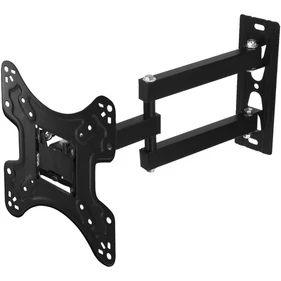 LCD-, LED-tv falra rögzíthető, kihajtható, forgatható tartókonzol, 14-55&quot; mérethez, 22 kg teherbírással