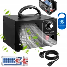 Ózongenerátor 4 kerámialappal, 150W, 60 perces időzítő, nagy teljesítményű levegőfertőtlenítő