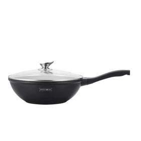 Royalty Line márvány bevonatú serpenyő üvegfedővel, 24 cm, RL-BDF24ML