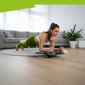 Balance Board egyensúlyozó deszka számlálóval, 2 az 1-ben panellel, telefontartóval, csúszásgátló kialakítással, edzéshez és rehabilitációhoz 