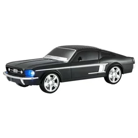 WSTER 1967-es Ford Mustang fastback formájú Bluetooth hangszóró, USB port, TF kártyahely, fekete