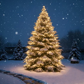 Karácsonyi LED füzér, 500 LED, 35 m hosszú, meleg fehér, 8 világítási effekt, IP44 