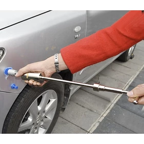 Horpadásjavító készlet, karosszéria javító szett, csúszókalapáccsal, 18 db adapterrel