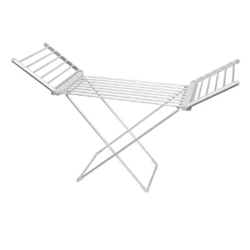 Home FTW11 Fűtött, elektromos ruhaszárító, 230 W, alumínium, összecsukható, 50 °C állandó hőmérséklet, vízálló kapcsoló, IPX2