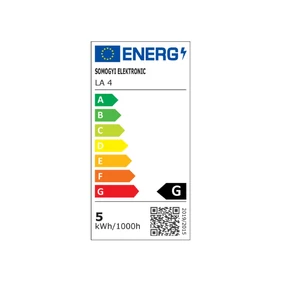 Home LA 4 asztali lámpa, LED, éjjeli fény, állítható fejrész, 5 fokozat, változtatható fényerő / színhőmérséklet