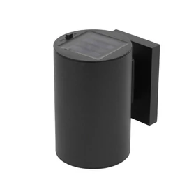 Home MX654 napelemes díszvilágítás, falilámpa, 1 db melegfehér LED, akkumulátor, fém és műanyag