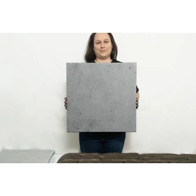 Polisztirol dekorpanel, Kavicsos beton sötét, 2 m2-es csomag 50*50 cm